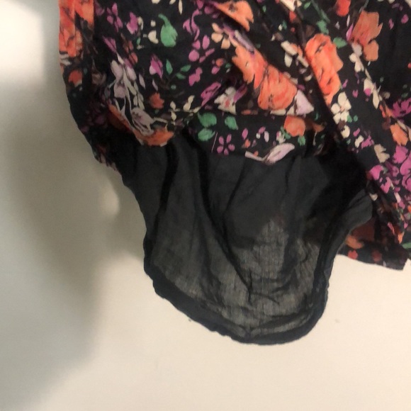 Tree  of life  Floral midi with underlay  With bells on tie - Picture 3 of 4